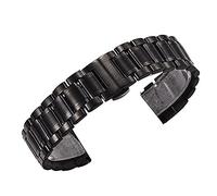 QJFORU Watch strap,watch straps for men,men's women's watch strap wristband bracelet stainless steel strap 18mm 20mm 22mm 23mm 24mm bracelet(Gold,23mm)