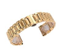 QJFORU Watch strap,watch straps for men,men's women's watch strap wristband bracelet stainless steel strap 18mm 20mm 22mm 23mm 24mm bracelet(Black,23mm)