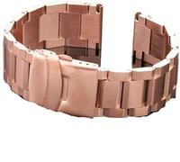 QJFORU Watch strap,watch straps for men,watch band bracelet 18mm 20mm 22mm 24mm stainless steel strap blue black gold accessories bracelet(Rose Gold,24mm)