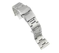 QJFORU Watch strap,watch straps for men,Watch Strap Stainless Steel Watch Band Metal Solid Men's Women's Bracelet Wristband Accessories 18mm 20mm 22mm 24mm 26mm(Silver,20mm)