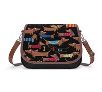Qjjinxior Bolso bandolera colorido con globo aerostático, bolso de cuero para mujer, viajes, trabajo, uso diario, Estilo-3, Talla única