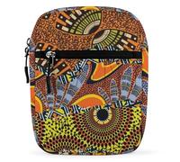 Qjjinxior Bolso bandolera Zombies Dead Men Walking Body at Night Bandolera multiusos pequeña para trabajo, negocios, viajes, Estampado de retazos africanos, Talla única
