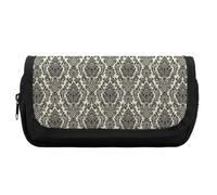 Qjjinxior Estuche de doble capa, hermoso patrón de sirena, bolsa de papelería utilizada como estuche para lápices, Barroco, Talla única, Estuche para lápices