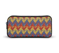 Qjjinxior Estuche para lápices, bolsa de papelería de burro, bolsa de viaje de negocios o caja de herramientas pequeña, bolsa de maquillaje para niñas, Nativo americano, 22*12*5cm, Estuche para