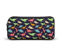 Qjjinxior Estuche para lápices, bolsa de papelería SatanicStationery, bolsa de viaje de negocios o caja de herramientas pequeña, bolsa de maquillaje para niñas, Dinosaurio monstruo, 22*12*5cm, Estuche
