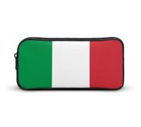 Qjjinxior Estuche para lápices, hermosa bolsa de papelería de luces del norte, bolsa de viaje de negocios o caja de herramientas pequeña, bolsa de maquillaje para niñas, Bandera de Italia, 22*12*5cm