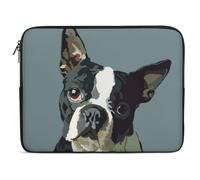 Qjjinxior Funda para portátil de 10 pulgadas, funda para portátil Boston Terrier