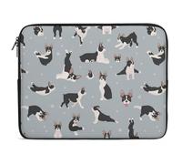 Qjjinxior Funda para portátil de 10 pulgadas, funda para portátil Boston Terrier Dog