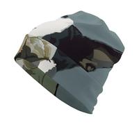 Qjjinxior Gorro de punto, diseño de estrella de mar y playa, gorro para correr, ciclismo, deportes al aire libre, Boston Terrier., Talla única