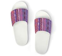 Qjjinxior Pantuflas antideslizantes, deslizadores de limón amarillo para hombres y mujeres, toboganes de ducha, Blanco Estilo 5, 42 1/3 EU