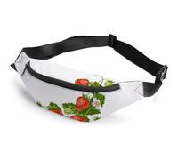Qjjinxior Riñonera ajustable para correr, caminar, senderismo, fresa, 36*15cm
