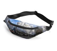Qjjinxior Riñonera ajustable Zombies Dead Men Walking Body at Night para correr, caminar, senderismo, Tren de vapor ferroviario, 36*15cm