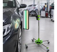 QJJML Kit 2 En 1 para La Eliminación De Abolladuras: 2 Opciones De Montaje (Soporte Ajustable + Ventosa) Y Luz De Detección De Abolladuras para Automóviles con Paneles LED Duales 2Battery-40×20cm