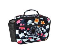 QJKFDHG Bolsa de almuerzo aislada con diseño de túnel de mandala para hombres y mujeres, lonchera personalizable con correa extraíble, bolsa de gran capacidad con múltiples compartimentos para el