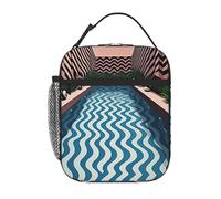 QJKFDHG Lonchera rectangular con aislamiento para hombres y mujeres, lonchera personalizable con correa extraíble, gran capacidad con múltiples compartimentos