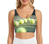 QJKFDHG Sujetadores deportivos, estampado Sunspyre de alto soporte, Sunbounce, XL