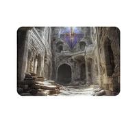 QJKFDHG Tapete fangoso personalizado, tapete de diseño único para uso en interiores y exteriores, perfecto para puerta delantera, entrada y garaje, antideslizante, duradero y fácil de limpiar, un