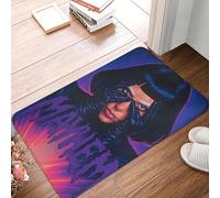 QJQLOUKR Felpudo Antideslizante con Forma de Bola Mayhem Absorbente para Cocina Entrada hogar Sala de Estar