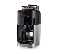 QJRGUY 10-Cup Drip Coffee Maker, Grind and Brew Automatic Machine with Built-in Burr Grinder