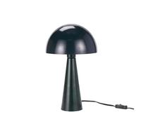 QJRGUY 16-Inch Metal Mushroom Table Lamp - Retro Style, Sleek for Living Room & Office (Soft Pink)