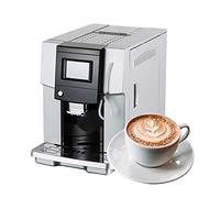 QJRGUY 200W Commercial Automatic Coffee Machine, Espresso Cappuccino Maker, with Independent Milk Froth System, Silver