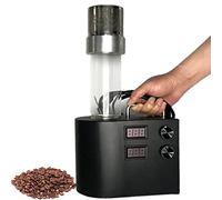 QJRGUY 50G Electric Roaster Home Beans Roasting Machine Double Digital Display Adjustable Timing & Temperature Suitable for Baking Coffee, Grains