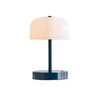 QJRGUY 9" Cordless Touch Table Lamp with Wireless Control, Battery-Powered, Multi-Color (Brass Gold)