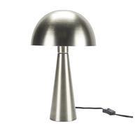 QJRGUY 9" Iron Mushroom Table Lamp - Retro Style for Bedroom, Living Room & Office (Antique Silver)