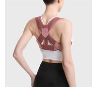 QJRGUY Adjustable Elastic Corset Back Corrector Kyphosis Correction Belt Anti Hunchback Bra Postural Corrector (Color : Rosa Size : M Code)