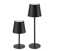 QJRGUY Adjustable LED Table Lamp: Compact with 3 Color Temperature Options, Waterproof for Various Spaces (Green)