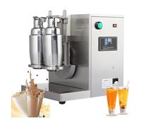 QJRGUY Automatic Shaker ° Electric Double Head Shaking Machine 350ml-700ml Drink Mixer for Bubble Boba Tea Juice Coffee Milk Wine Cocktail