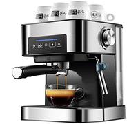 QJRGUY Bean To Cup Espresso Semi Automatic Electric Coffee Freestanding Stainless Steel