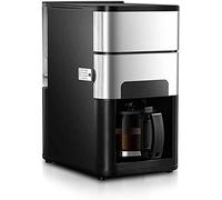 QJRGUY Bean to Cup Machine 900W Machinehousehold Fully Automatic Coffee Grinder, Stainless Steel Programmable, Silent Operation, Anti Drip Settings