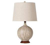 QJRGUY Bedside Table Lamps Fabric Shades Bedroom Lamps - Coconut Ceramic Nightstand Table Lamps,Chandeliers