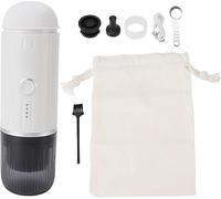 QJRGUY Coffee & Espresso Single- in Black Matte and Aeroccino Milk Frothier Machine Accessories Slim Green