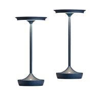 QJRGUY Compact Portable Desk Lamp with Memory Function, Multi-Color Dimming & Waterproof (Gold)