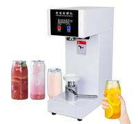 QJRGUY Electric Cup Sealer Machine, 180W Automatic Can Sealing with Counter and LCD Display, 5.5 Cm/2.2 Inch Diameter Height Adjustable, for Milk Tea Coffee Cans