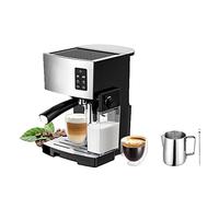 QJRGUY Espresso Coffee Maker Machine with Automatic Milk Frothing System (Color Tamper Mat, Size EU) (JS 100 Cup)