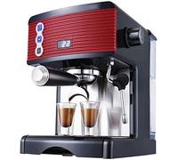 QJRGUY Machine, Espresso Coffee Maker with Milk Frothing, Direct Selection Buttons Knobs, 2-Cup-Function, Large 1.7 Liter Water Tank Ergonomic Interesting