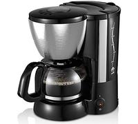 QJRGUY Machine, Fully Automatic American Electric Coffee Machine,Stainless Steel Drip with 650Ml Glass Water Tank,Automatic Insulation and Anti-Drip Function,600W