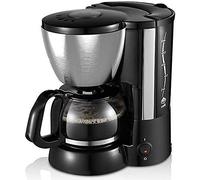 QJRGUY Machine, Fully Automatic American Electric Coffee Machine,Stainless Steel Drip with 650Ml Glass Water Tank,Automatic Insulation and Anti-Drip Function,600W,Black,For Espresso Cooker Interestin