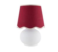 QJRGUY Minimalist Ceramic Table Lamp - Bedroom & Office Nightstand, Soft and