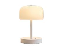 QJRGUY Portable Touch Dimmable Desk Lamp, Rechargeable Battery Powered, Blue (5.9" x 5.9" x 9")