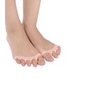 QJRGUY Toe Straightener,Toe Separators for Overlapping Toes,Gel Silicone Straightener Corrector,Spreader Spacers Hallux Valgus and Crooked Toes