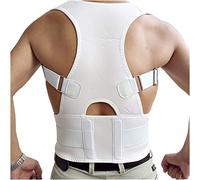 QJRGUY Unisex Corrective Girdle Cervical Back Support Belts Corrector Corset Upright Waist Trainer for Backache (Color White, Size : X-Large) Tools