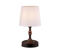 QJRGUY Wireless LED Desk Lamp with Dimmer, Rechargeable Battery, Three Brightness Levels, Garden, Bedside, and Dining Suitable for Living Room, Dormitory, Office,(Oil-Rubbed Bronze)