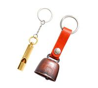 Qkbuza Bear Bells - Equipo de supervivencia de autodefensa portátil, protección de seguridad, cuerno de oso para mujeres, viajeras, mochileros, ciclismo de montaña, campamento, desierto