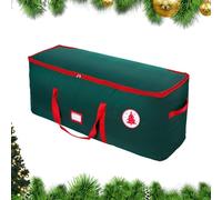Qkbuza Bolsa de Almacenamiento para Árbol de Navidad | Bolsas De Almacenamiento Impermeables 600d Oxford Con Cremallera - Contenedor Para Artificiales Hasta 2.3 Metros Y Enseres Domesticos
