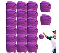 Qkbuza - Bolsas de para lanzar, Bolsas de Frijoles de Colores, Juego de Bolsas de cuadradas de Colores - Puf de Deporte al Aire Libre para casa, Playa y Escuela, Carnaval