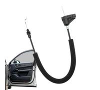 Qkbuza Cable para bloqueo de puerta trasera - 100 centímetros Auto Seguridad Bloqueo Cable - Cuerda para cercas Puerta Cerradura de Acceso para Automóviles Camiones Puertas de Madera Cercas Jardines